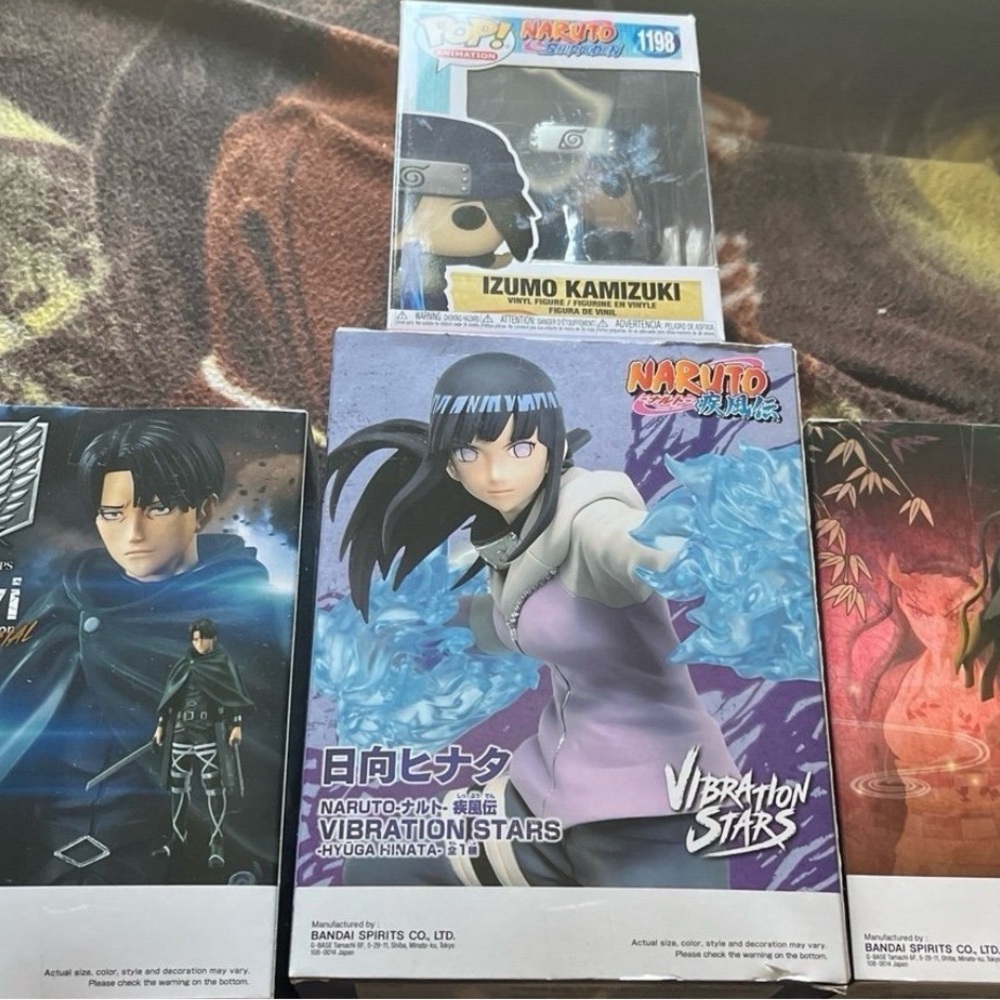 New Seal Lot Of 7 Bandai Naruto Vibration Stars Figure Set Collection Set. - Picture 3 of 16